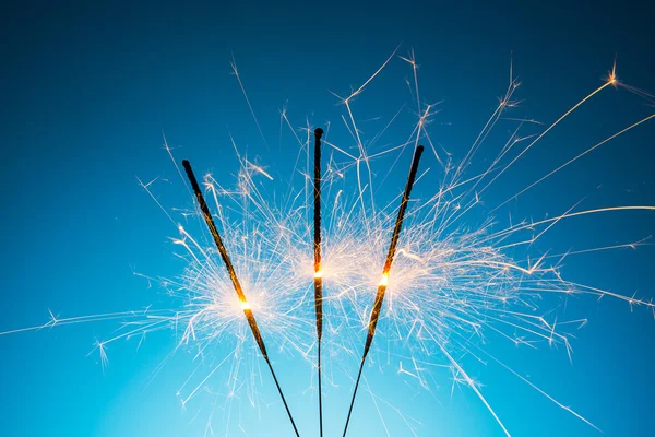 Wunderkerzen verbrannt — Stockfoto