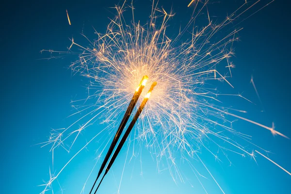 Ontstoken Sparkler — Stockfoto