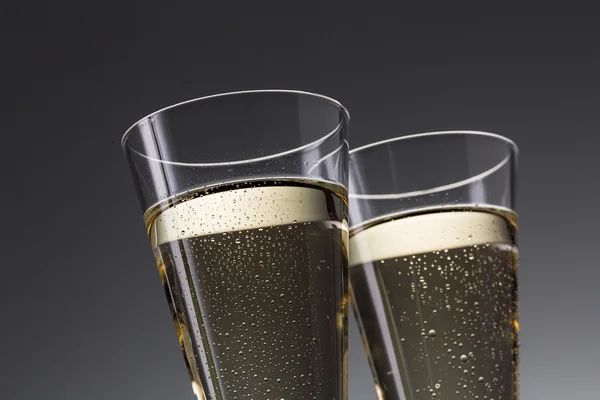 Celebration new year's eve with champagne — Stock Photo, Image