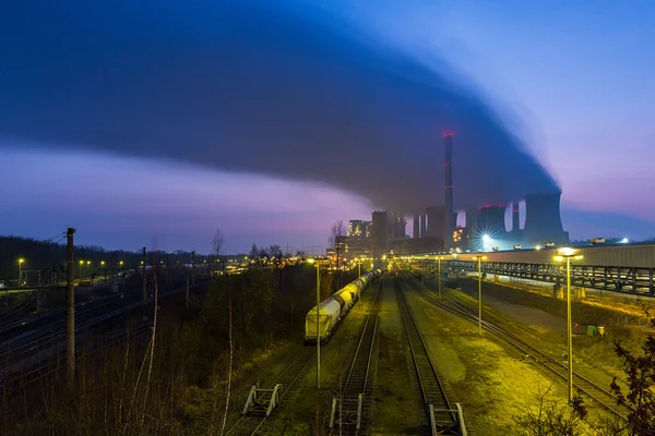 Centrale électrique au lignite en Allemagne — Photo