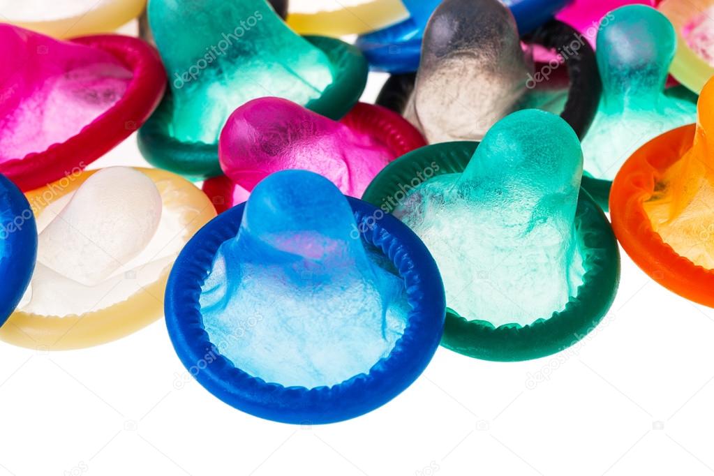 condoms in colors