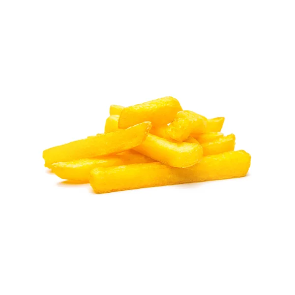 Patatine fritte isolate su bianco — Foto Stock