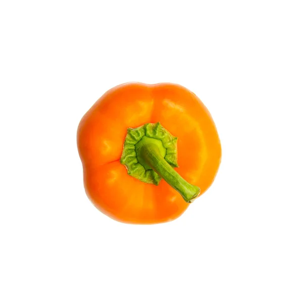 Orangener Paprika von oben — Stockfoto