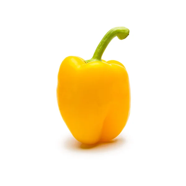 Yellow Paprika on white background — Stock Photo, Image