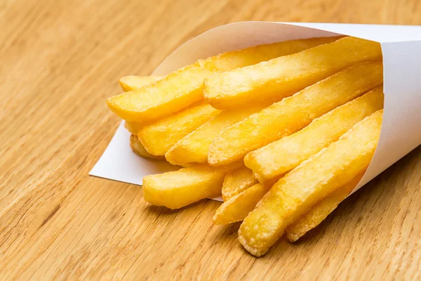 Pommes Frites patatine fritte in un sacchetto — Foto Stock