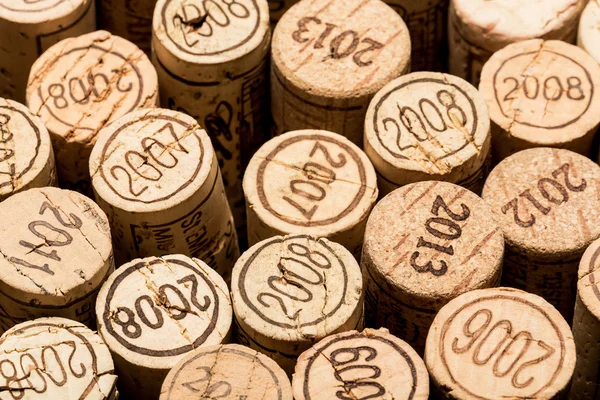 Vintage wine corks — Stock Photo, Image