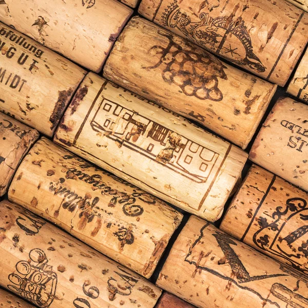 Wine corks background — Stock Photo, Image