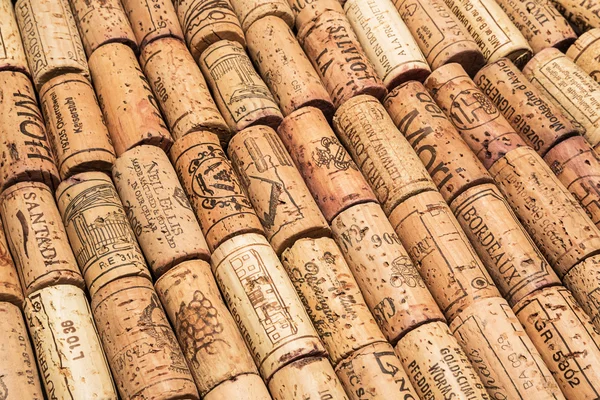 Old vintage wine corks — Stock Photo, Image