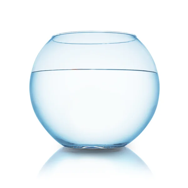 Fishbowl isolated on white — Stock Photo, Image