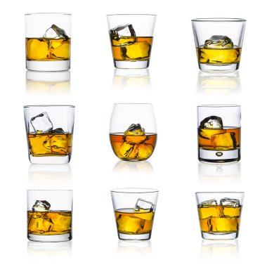 viski bardağı beyaz set