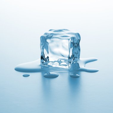 Açık Ice cube erime