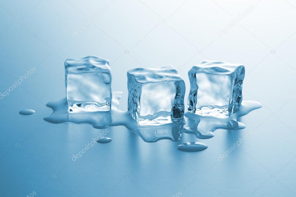 melt ice cubes