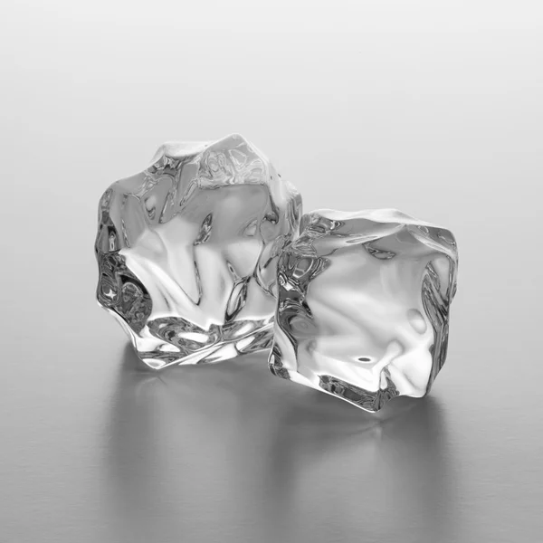 Kostki lodu krystalicznie czyste — Zdjęcie stockowe