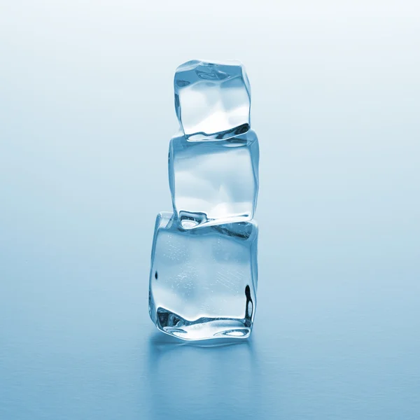 tower of ice cubes