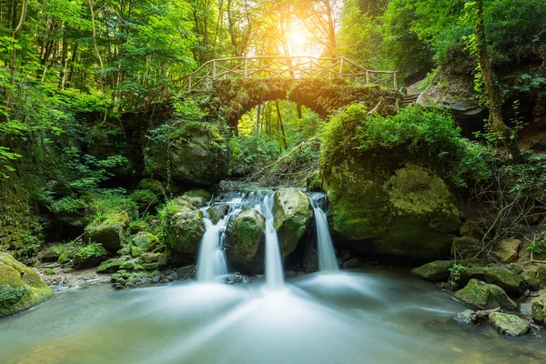 Luxemburg, Mullerthal Waterfall — Stock Photo, Image