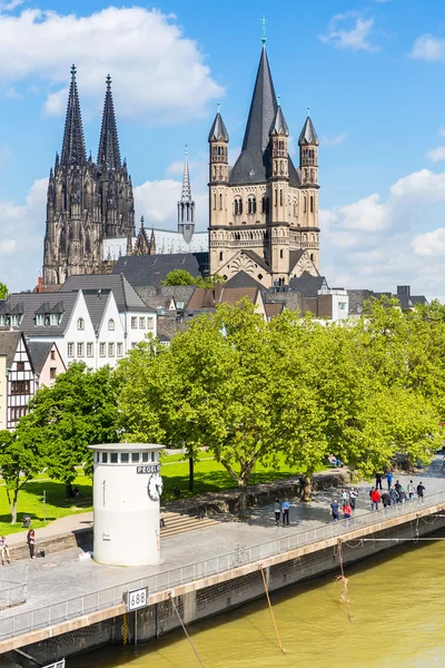 Cathédrale d'eau de Cologne en été — Photo