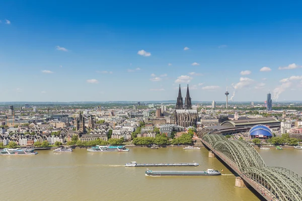 Cologne city Aerial view — Stock Photo, Image