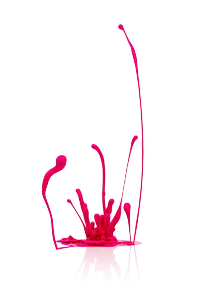 Abstract pink paint splash — Stock Photo, Image