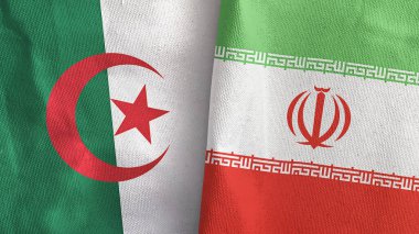 İran ve Cezayir 'de tekstil kumaşı 3D.