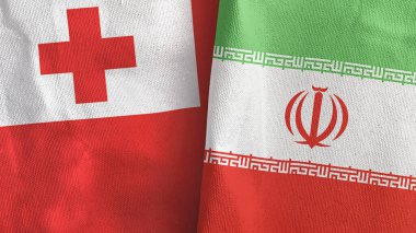 İran ve Tonga 'da tekstil kumaşı 3D.