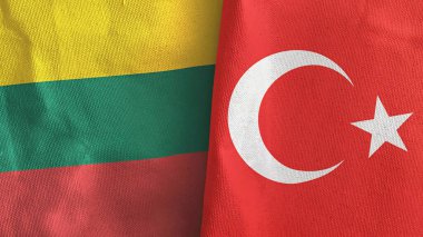 Türkiye ve Litvanya, üç boyutlu tekstil kumaşına iki bayrak dikti