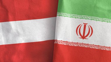 İran ve Avusturya tekstil kumaşında iki bayrak oluşturdu