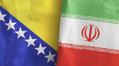 İran ve Bosna-Hersek 'te üç boyutlu tekstil kumaşı üretimi iki bayrak altında