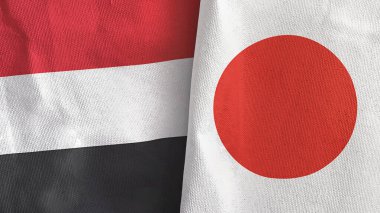 Japonya ve Yemen 'de tekstil kumaşı 3D.