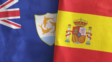 İspanya ve Anguilla 'da tekstil kumaşı 3D.