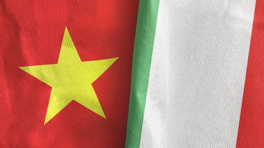 İtalya ve Vietnam 'da tekstil kumaşı 3D.