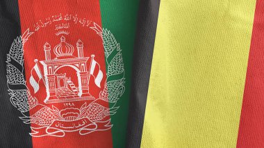 Belçika ve Afganistan 'da iki adet 3 boyutlu tekstil kumaşı.