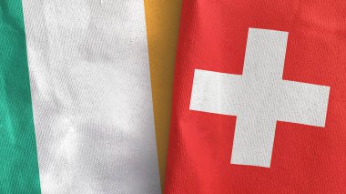 İsviçre ve İrlanda 'da tekstil kumaşı 3D.