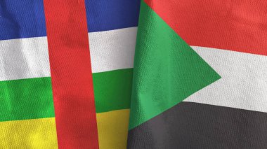 Sudan ve Orta Afrika Cumhuriyeti 'nde iki adet 3 boyutlu kumaş işlenmiş.