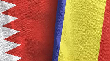 Romanya ve Bahreyn, üç boyutlu tekstil kumaşına iki bayrak dikti