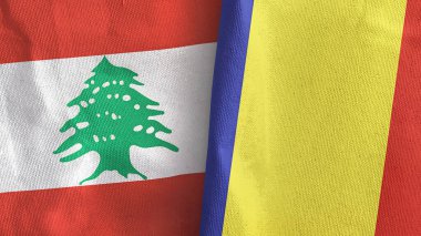 Romanya ve Lübnan, üç boyutlu tekstil kumaşına iki bayrak dikti