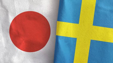 İsveç ve Japonya 'da tekstil kumaşı 3D.