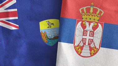 Sırbistan ve Saint Helena, tekstil kumaşının 3D rendelenmesinde iki bayrak dikti