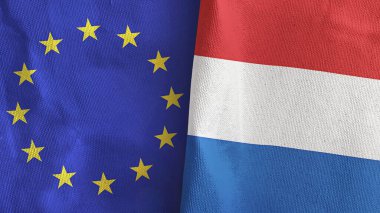 Hollanda ve Avrupa Birliği, üç boyutlu tekstil kumaşına iki bayrak dikti
