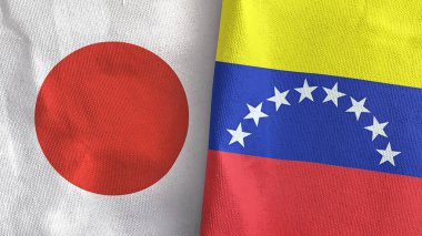 Venezuela ve Japonya 'da tekstil kumaşı 3D.