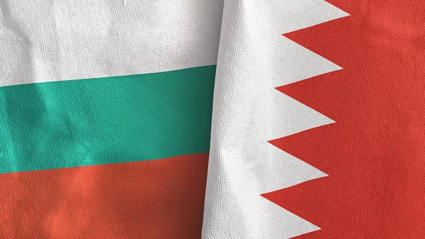 Bahreyn ve Bulgaristan 'da tekstil kumaşı 3 boyutlu olarak iki bayrak dikildi