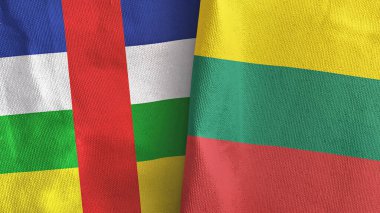 Litvanya ve Orta Afrika Cumhuriyeti 'nde 3 boyutlu tekstil kumaşı