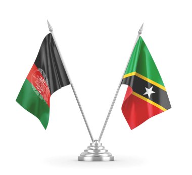 Saint Kitts, Nevis ve Afganistan bayrakları izole edildi.