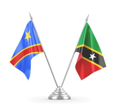 Saint Kitts, Nevis ve Kongo Demokratik Cumhuriyeti bayrakları izole edildi