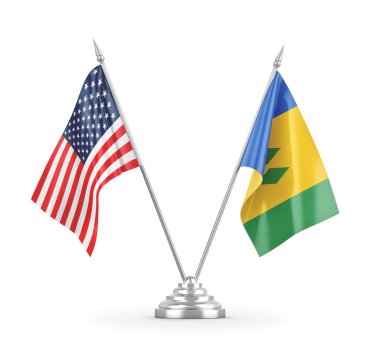 Saint Vincent, Grenadinler ve Birleşik Devletler bayrakları izole edildi