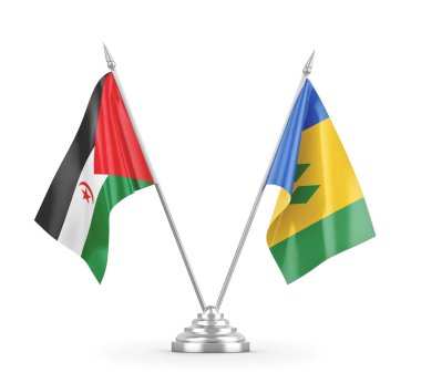 Saint Vincent, Grenadinler ve Batı Sahra bayrakları izole edildi.