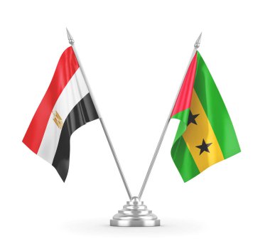 Sao Tome, Principe ve Mısır bayrakları