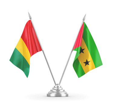 Sao Tome, Principe ve Gine masa bayrakları