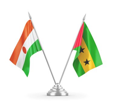 Sao Tome, Principe ve Nijer bayrakları