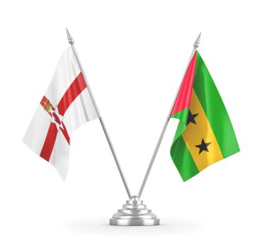 Sao Tome, Principe ve Kuzey İrlanda bayrakları