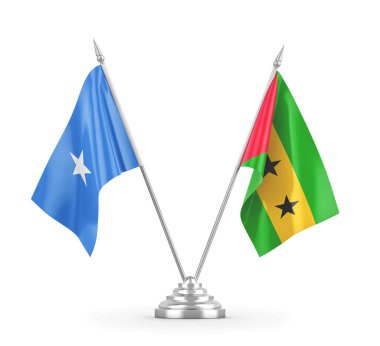 Sao Tome, Principe ve Somali masa bayrakları